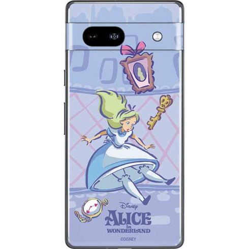 Disney Alice in Wonderland Falling down the Rabbit Hole Google Pixel 7a Skin